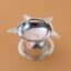 Stainless Steel Lotus Design Diya – Durable Traditional Puja Lamp
