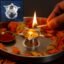Stainless Steel Lotus Design Diya – Durable Traditional Puja Lamp