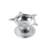 Diya-Stand-06 Stainless Steel Lotus Design Diya – Durable Traditional Puja Lamp