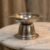 Sunflower Diya Stand – Big Stainless Steel Oil Lamp Holder