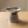 Sunflower Diya Stand – Big Stainless Steel Oil Lamp Holder
