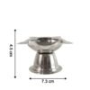 Sunflower Diya Stand – Big Stainless Steel Oil Lamp Holder