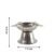 Sunflower Diya Stand – Big Stainless Steel Oil Lamp Holder