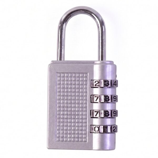 4 Digit Combination Padlock Resettable Number Lock for Luggage and...