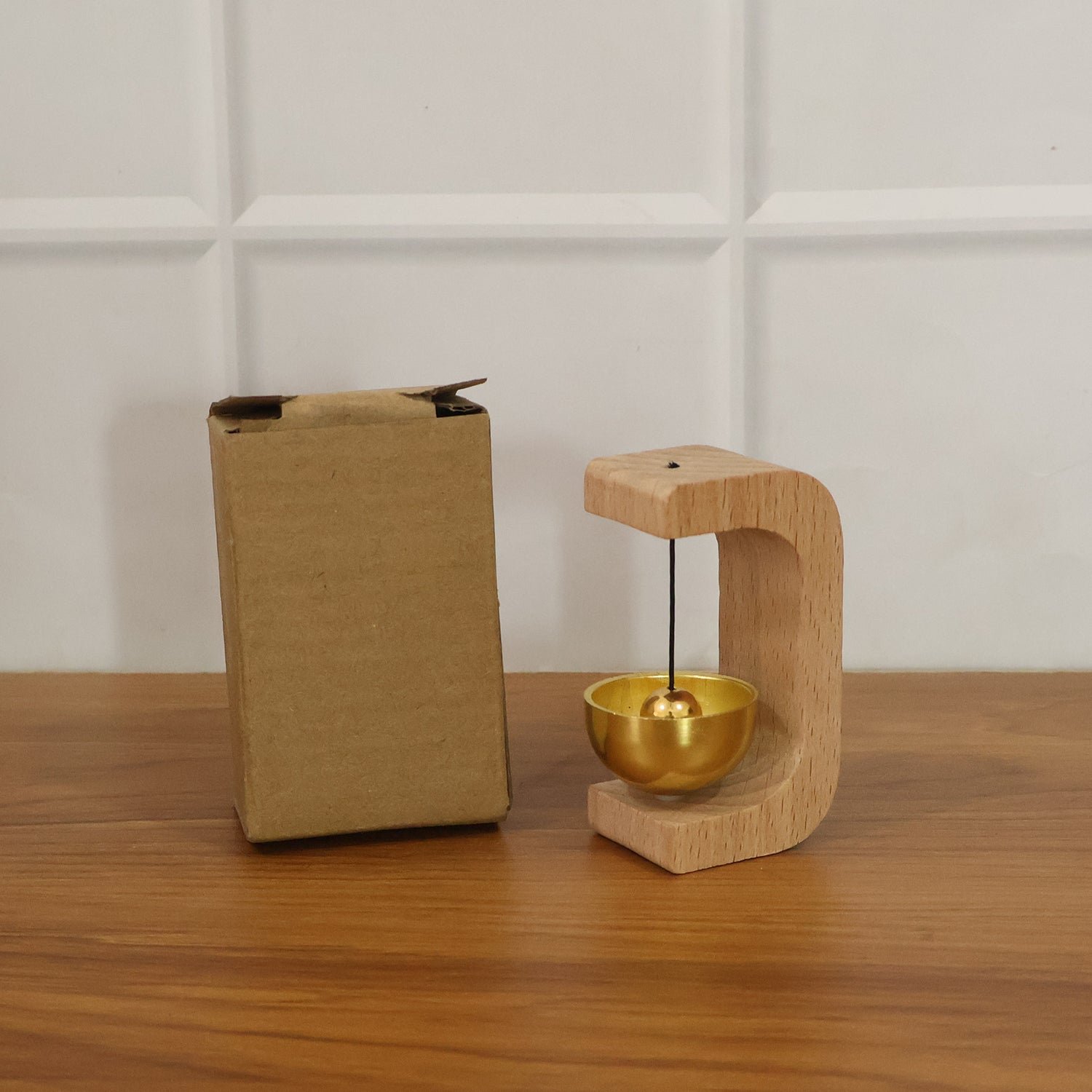 Zen Meditation Bell – Calming Sound with Wooden Stand