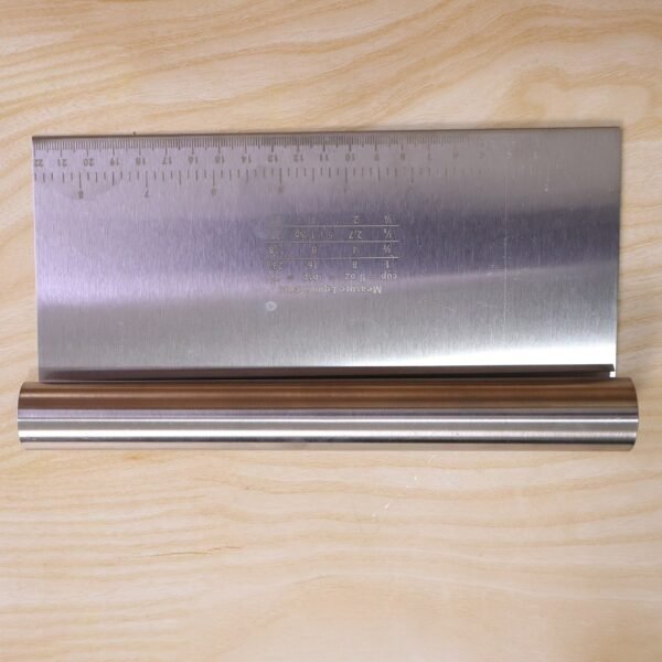 Dough-Cutter-8.jpg Big Stainless Steel Dough Scraper Cutter 22 x 12 Cm with Scale (1 Pc)