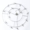 Stainless Steel Round Multi Clip Drying Hanger for Socks and Underwear (1 Pc)