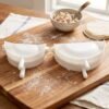 Dumpling Maker Mould Set with Mini Rolling Pin for Momo and Gujiya (1 Set)