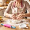 Dumpling Maker Mould Set with Mini Rolling Pin for Momo and Gujiya (1 Set)