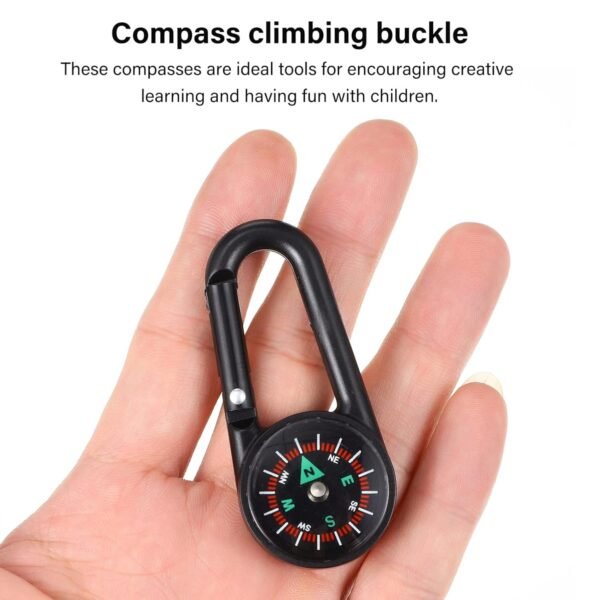 Mini Compass with Clip – Portable Outdoor Gear | Trekola