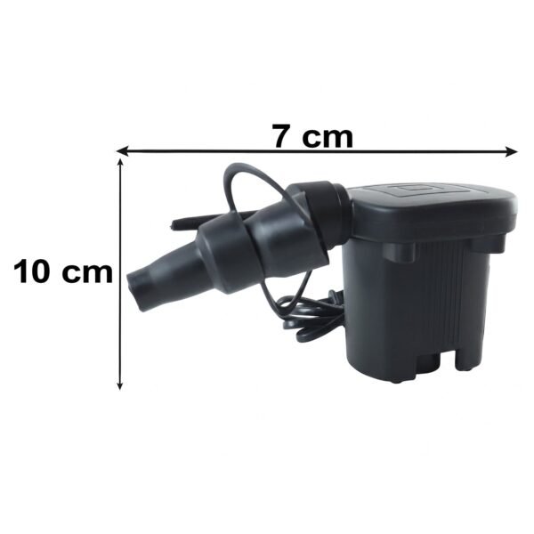 Electric Air Pump with 3 Nozzles for Inflatable Mattress and Pool Toys (1 Pc)