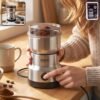 Mini Electric Grinder 150W Stainless Steel for Coffee Spice and Mas...