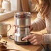 Mini Electric Grinder 150W Stainless Steel for Coffee Spice and Mas...
