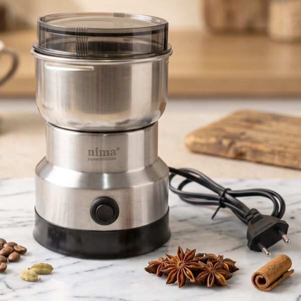 Mini Electric Grinder 150W Stainless Steel for Coffee Spice and Mas...