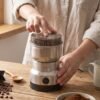 Mini Electric Grinder 150W Stainless Steel for Coffee Spice and Mas...