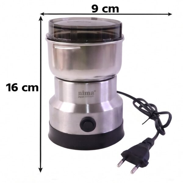 Mini Electric Grinder 150W Stainless Steel for Coffee Spice and Mas...
