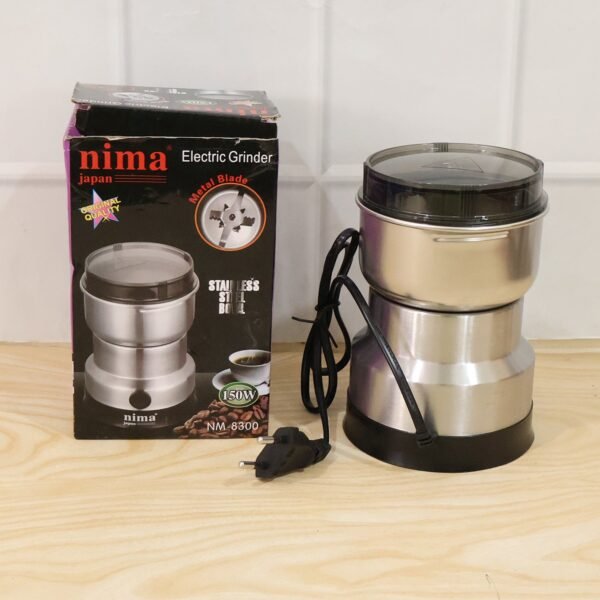 Mini Electric Grinder 150W Stainless Steel for Coffee Spice and Mas...