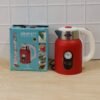 Electric Kettle 2 Litre 1500W Red for Tea Coffee Milk and Hot Water (1 Pc)