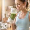 400ml USB Rechargeable Electric Self Stirring Protein Shaker Bottle (1 Pc)