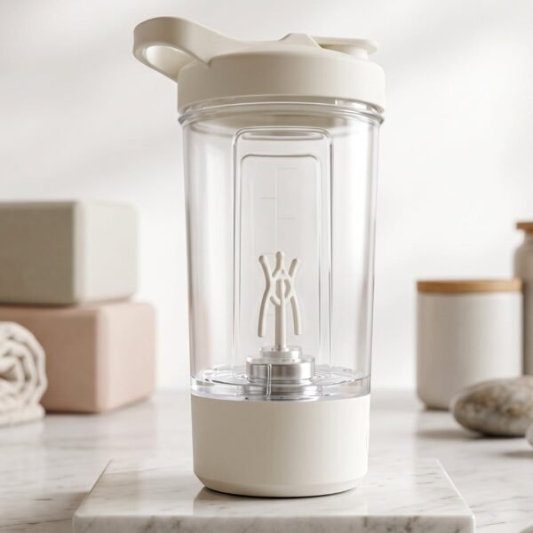 400ml USB Rechargeable Electric Self Stirring Protein Shaker Bottle (1 Pc)