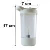 400ml USB Rechargeable Electric Self Stirring Protein Shaker Bottle (1 Pc)