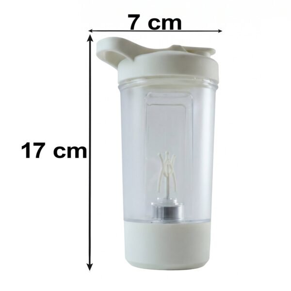 400ml USB Rechargeable Electric Self Stirring Protein Shaker Bottle (1 Pc)
