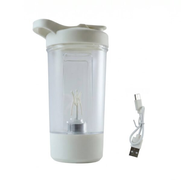400ml USB Rechargeable Electric Self Stirring Protein Shaker Bottle (1 Pc)