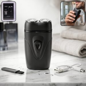 Portable Electric Shaver for Men – Compact, Rechargeable & Cordless