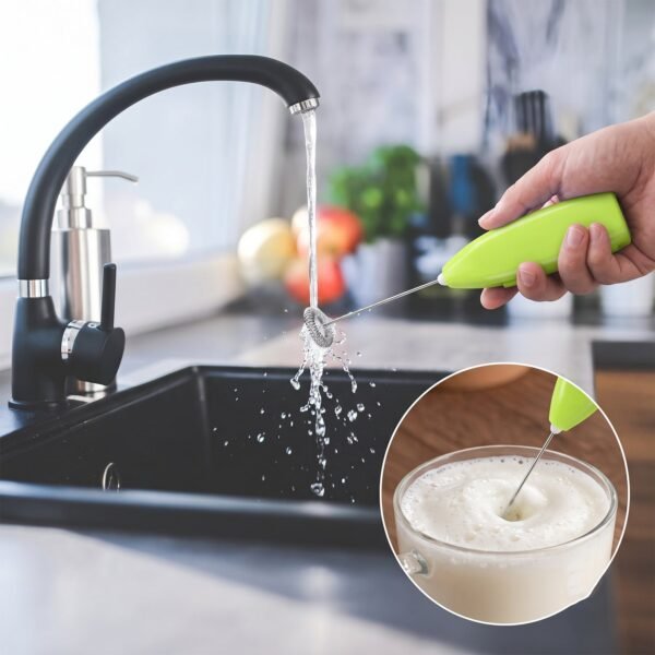 Handheld Electric Egg Beater Milk Frother Mini Whisk Coffee Beater (1 Pc)
