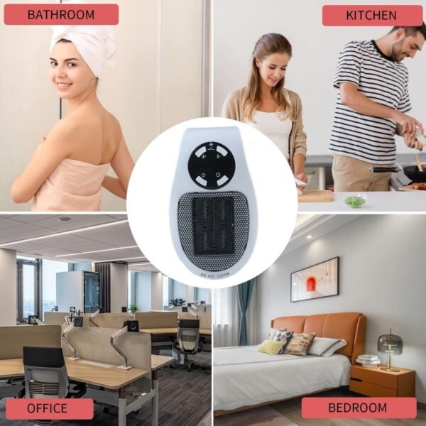 Portable Electric Room Heater – Compact 500W Space Heater for Small Indoor Spaces