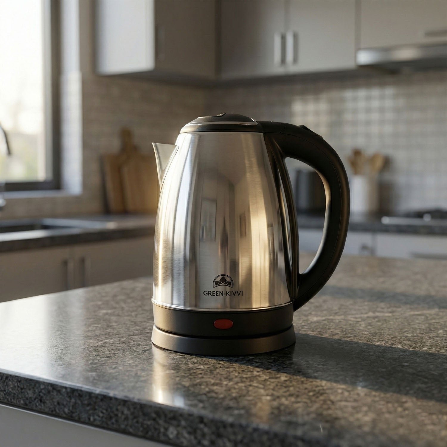 Electric Stainless Steel Kettle – Fast Boil with Auto Shut-Off