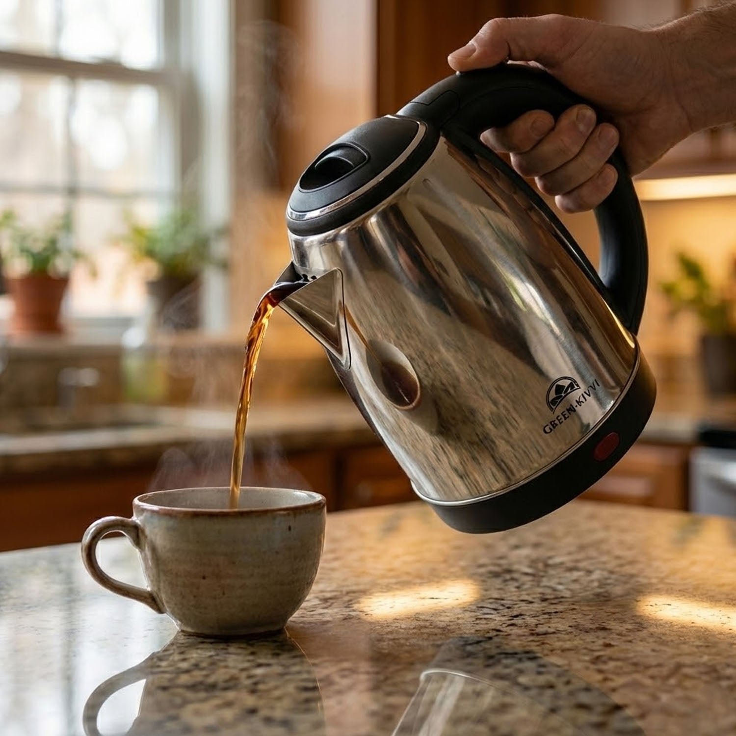 Electric Stainless Steel Kettle – Fast Boil with Auto Shut-Off