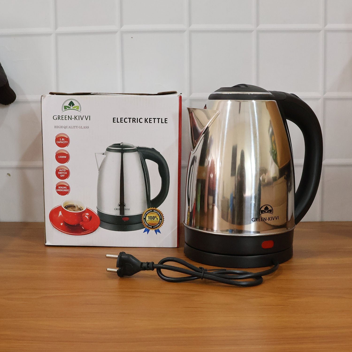 Electric Stainless Steel Kettle – Fast Boil with Auto Shut-Off
