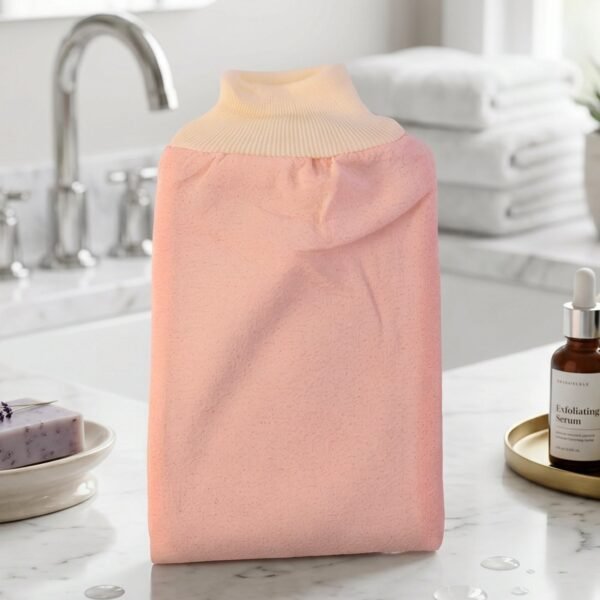 Soft Exfoliating Bath Scrub Glove – Gentle Skin Renewal Tool