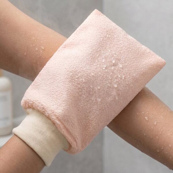 Soft Exfoliating Bath Scrub Glove – Gentle Skin Renewal Tool
