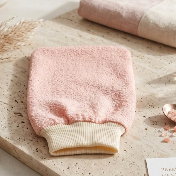 Soft Exfoliating Bath Scrub Glove – Gentle Skin Renewal Tool