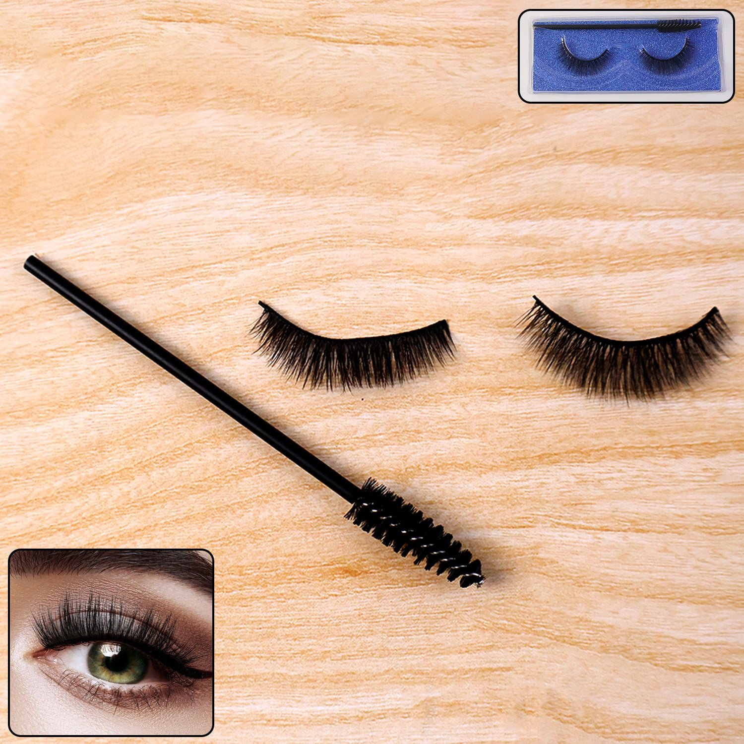 3D Mink Eyelashes Set – Lightweight Full Volume Lashes