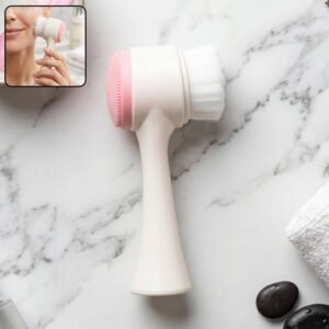 Facial Cleansing Brush – Dual-Sided Exfoliation & Massage for Clear Skin