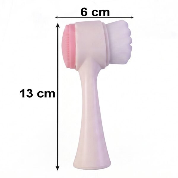 Facial Cleansing Brush – Dual-Sided Exfoliation & Massage for Clear Skin