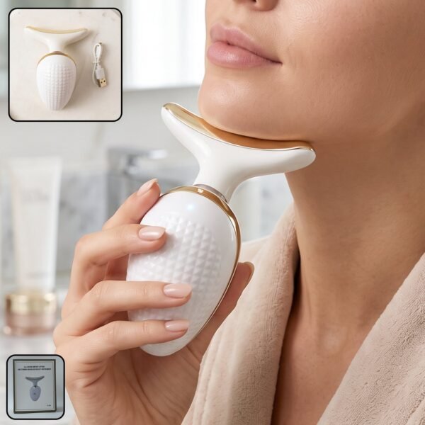 Electric Neck and Face Massager Lifting Firming Skin Care Beauty De...
