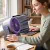 Personal Desktop Air Circulation Fan, Portable USB Desk Fan (1 Pc)
