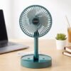 USB Powered Adjustable Height Table Fan for Desk Home and Office (1 Pc)