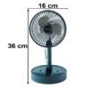 USB Powered Adjustable Height Table Fan for Desk Home and Office (1 Pc)