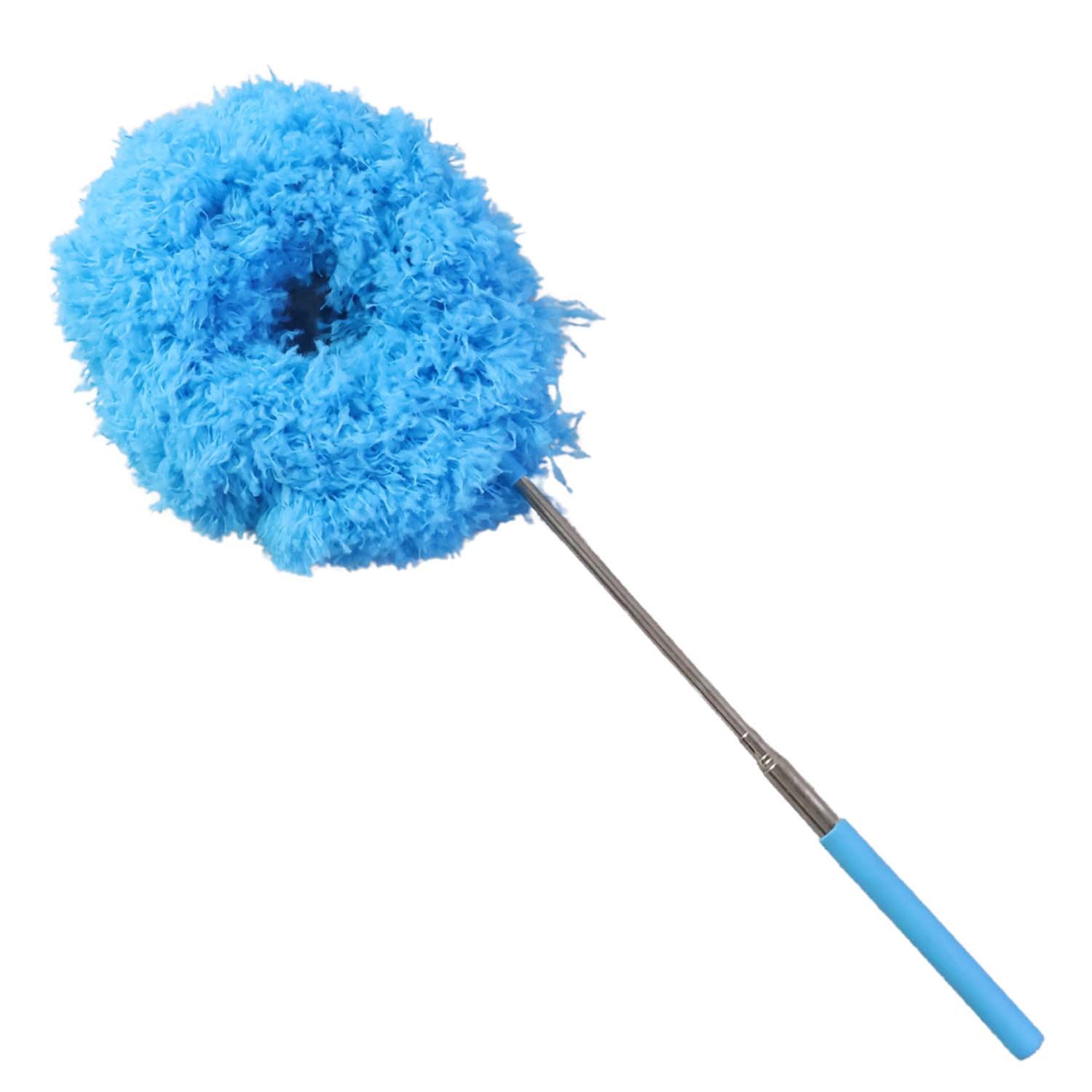 FanCleaningBrush-04 Extendable Microfiber Cleaning Duster – 83.5 cm Soft Round Head