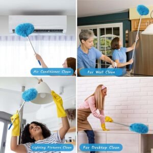 Extendable Microfiber Cleaning Duster – 83.5 cm Soft Round Head