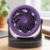 Fan_2_-3 Desktop Air Circulator Table Fan with Hanging Hook, Portable Desk Fan (1 Pc)