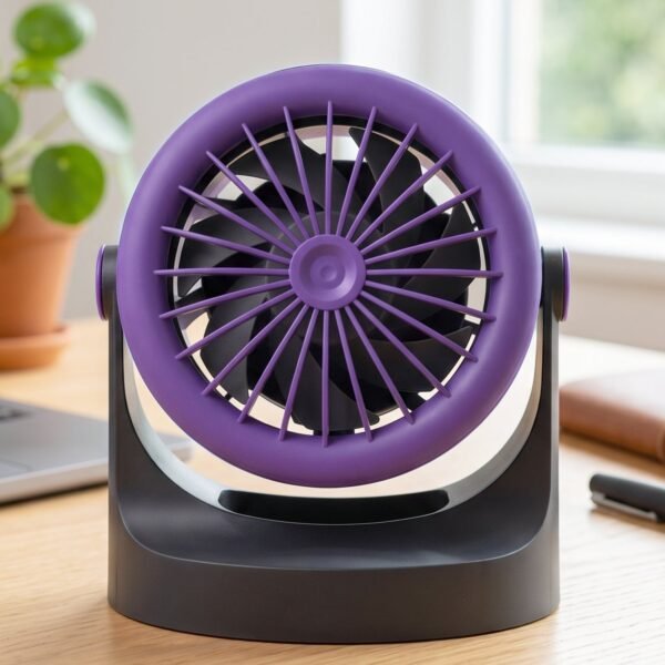 Fan_2_-3 Desktop Air Circulator Table Fan with Hanging Hook, Portable Desk Fan (1 Pc)