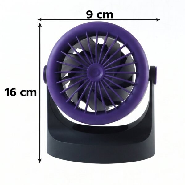Fan_2_-6 Desktop Air Circulator Table Fan with Hanging Hook, Portable Desk Fan (1 Pc)