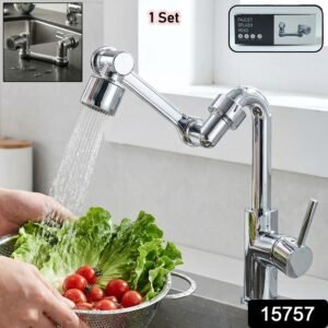 Adjustable 360° Rotating Faucet Head – Water Saving & Flexible Control