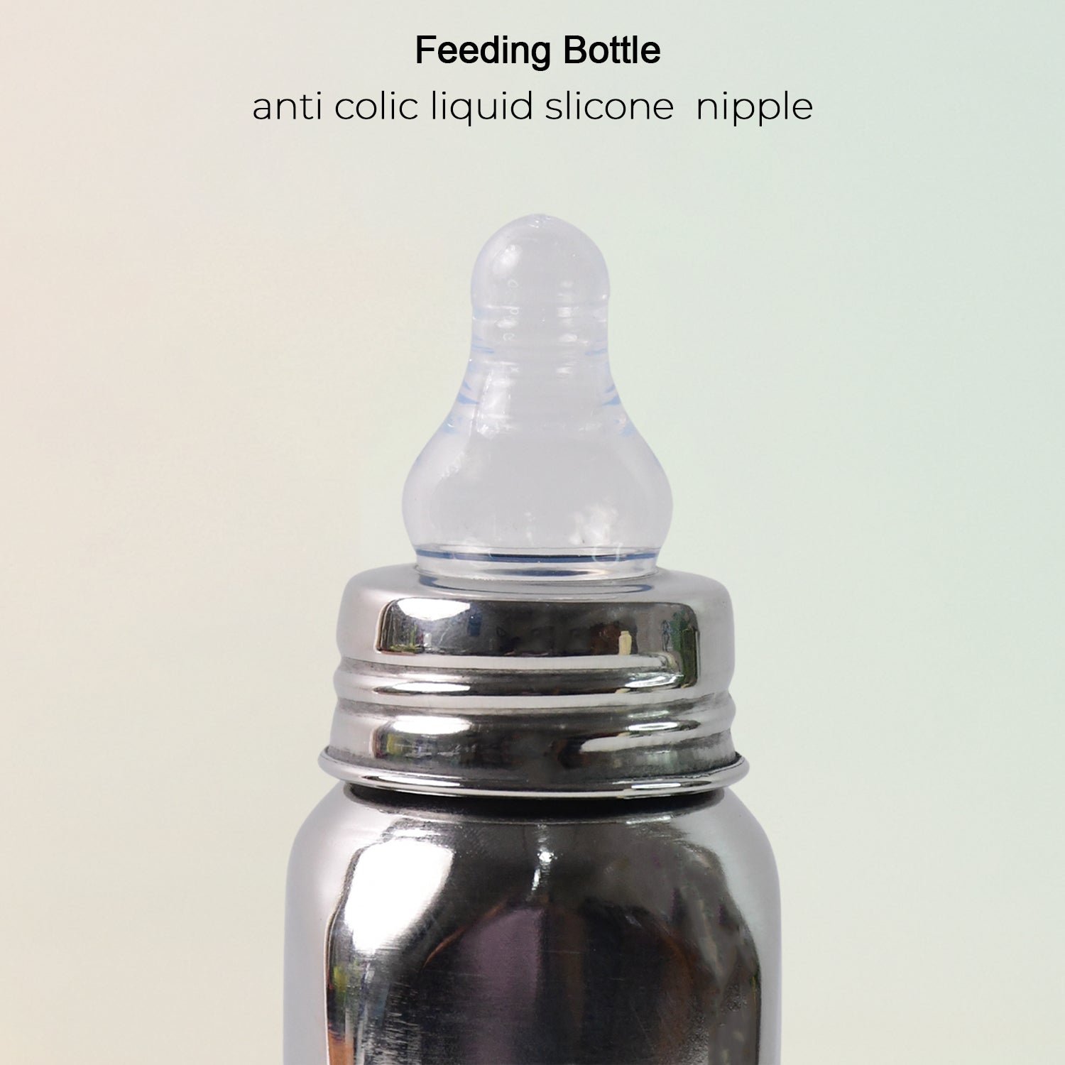 Anti-Colic Stainless Steel Feeding Bottle – 250ml Safe Comfort